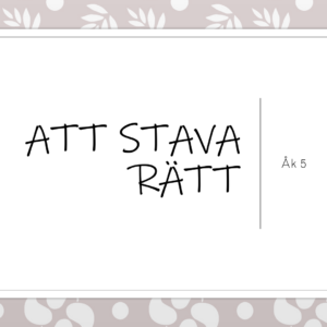 Stava - åk 5