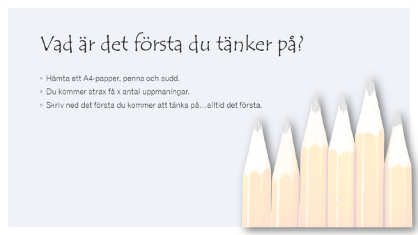 Det första du tänker på - 3 lekfulla skrivuppgifter - Bild 3