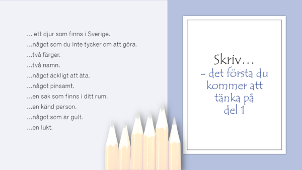 Det första du tänker på - 3 lekfulla skrivuppgifter - Bild 4