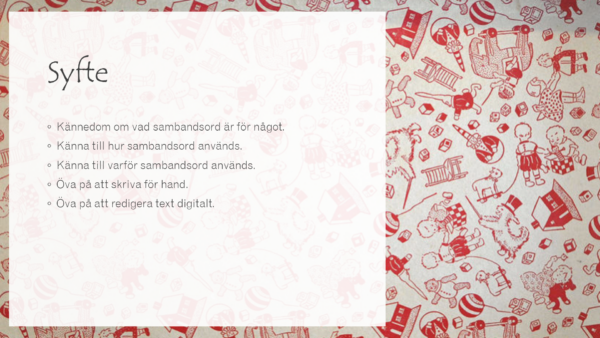 Sambandsord - förklaringar och övningar - Bild 2